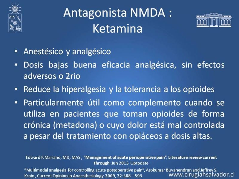 Diapositiva 26 de Manejo del dolor agudo postoperatorio