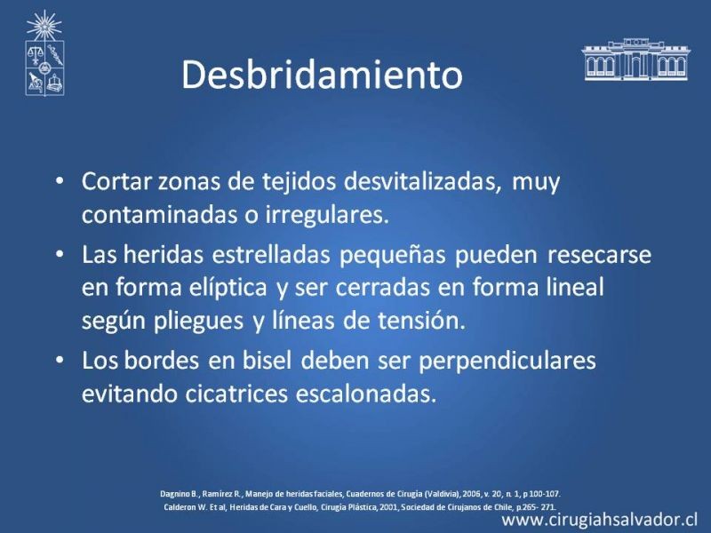Diapositiva 14 de Heridas faciales complejas