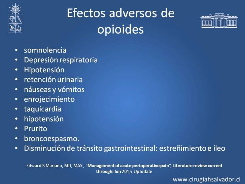 Diapositiva 21 de Manejo del dolor agudo postoperatorio