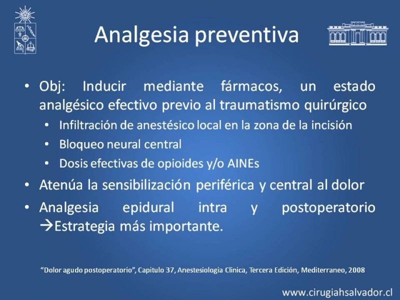 Diapositiva 36 de Manejo del dolor agudo postoperatorio
