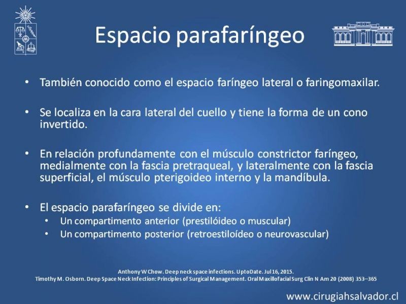 Diapositiva 9 de Absceso cervical y vías de abordaje