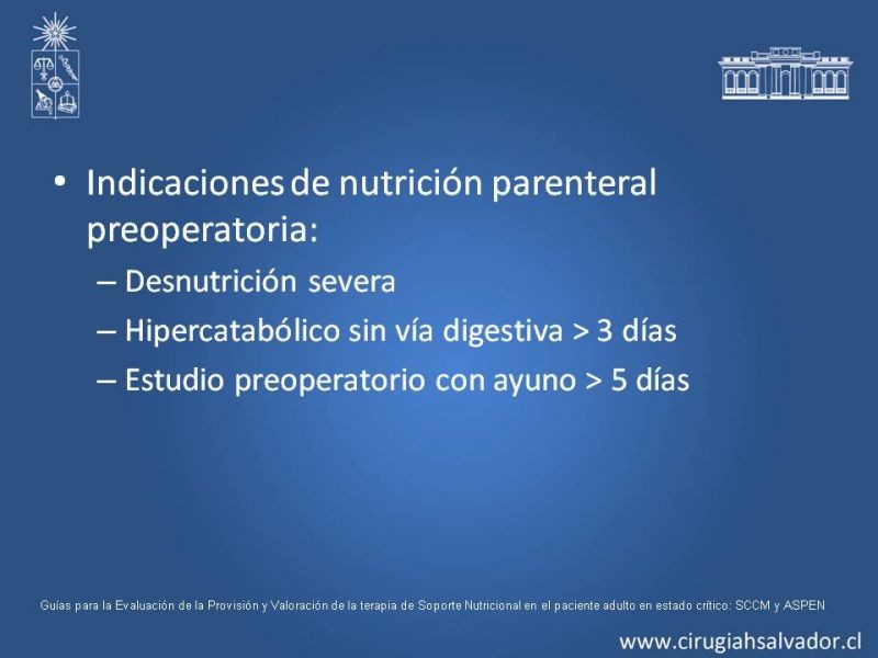Diapositiva 25 de Nutrición en paciente crítico