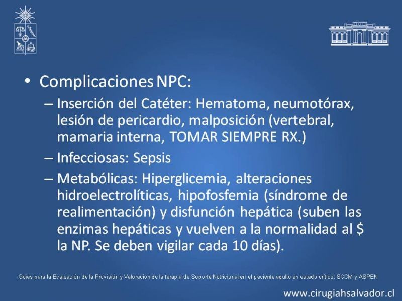 Diapositiva 24 de Nutrición en paciente crítico