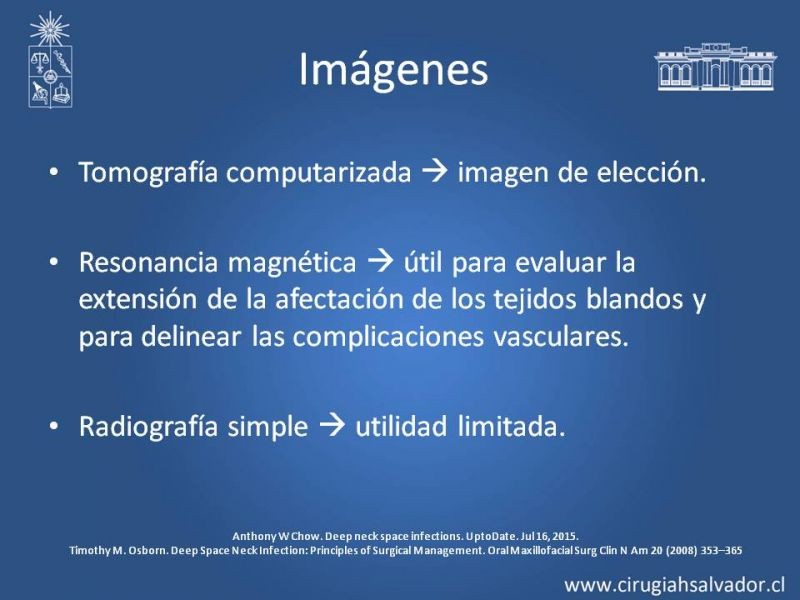Diapositiva 31 de Absceso cervical y vías de abordaje