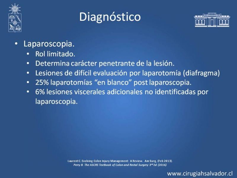 Diapositiva 6 de Trauma de Colon