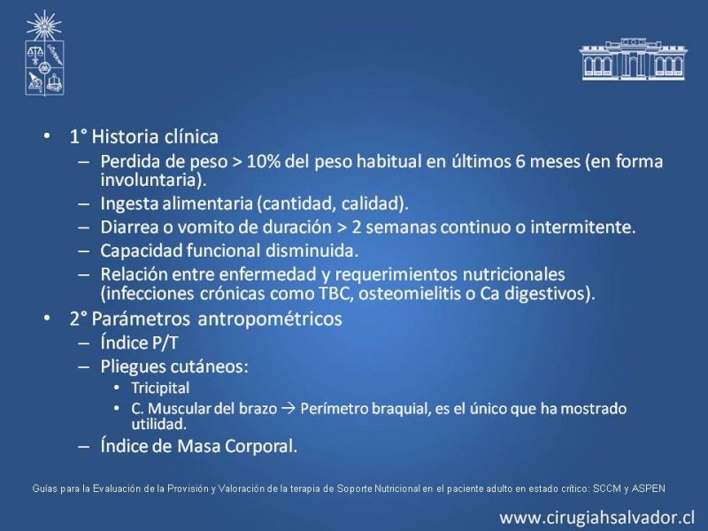Diapositiva 8 de Nutrición en paciente crítico