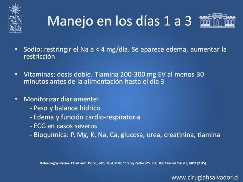 Diapositiva 14 de Síndrome de Realimentación