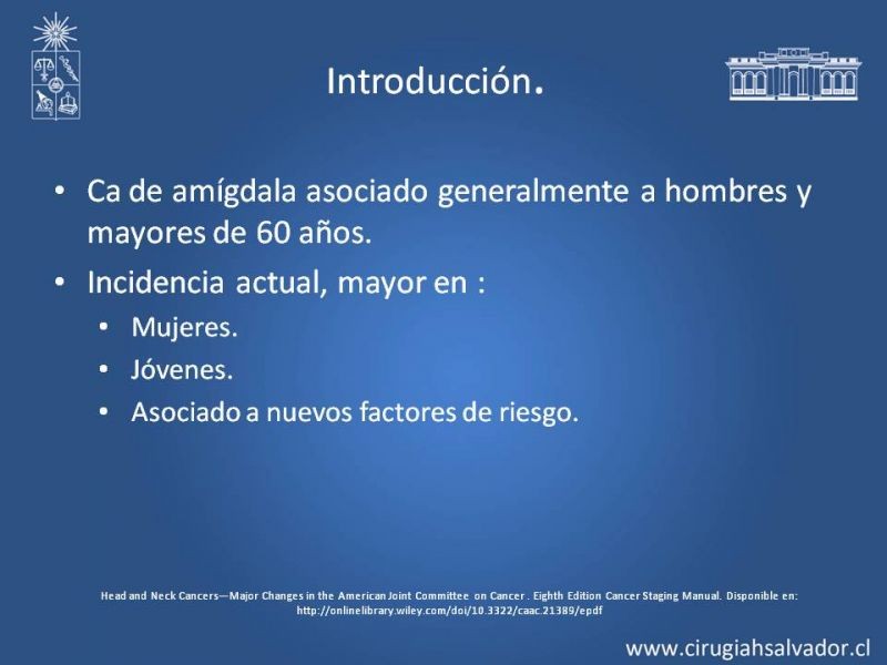 Diapositiva 3 de Cáncer de amígdala
