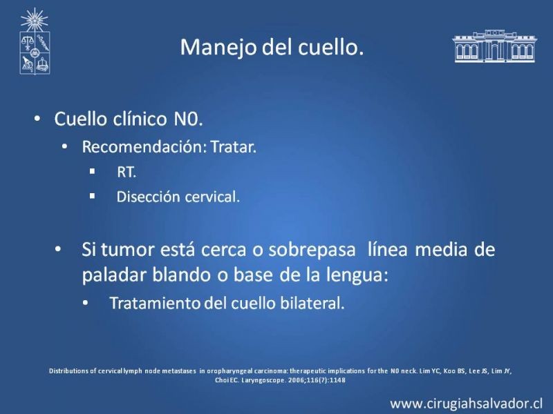 Diapositiva 16 de Cáncer de amígdala