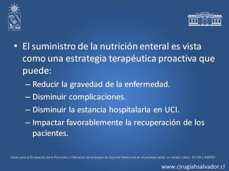 Diapositiva 2 de Nutrición en paciente crítico