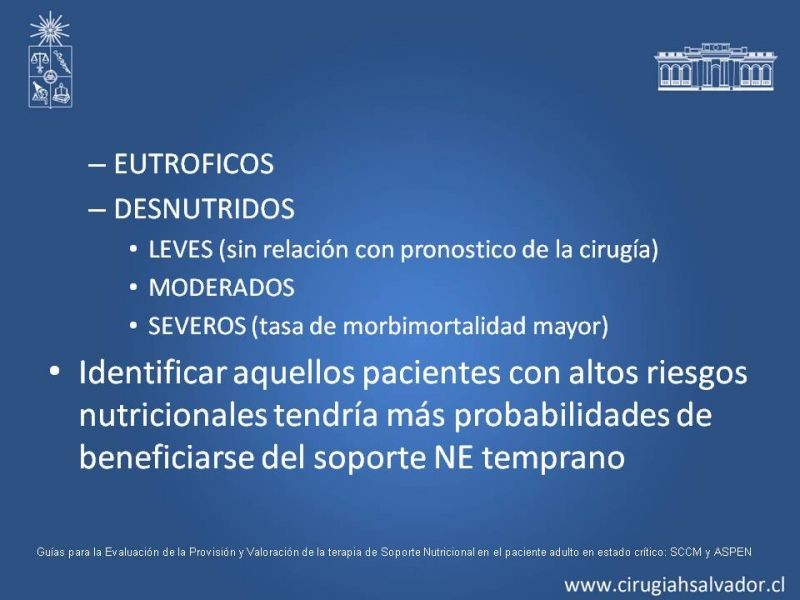 Diapositiva 11 de Nutrición en paciente crítico