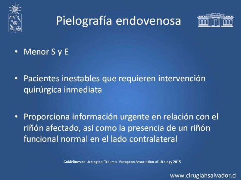 Diapositiva 6 de Manejo Quirúrgico del Trauma Renal