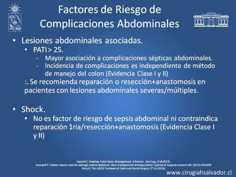 Diapositiva 17 de Trauma de Colon