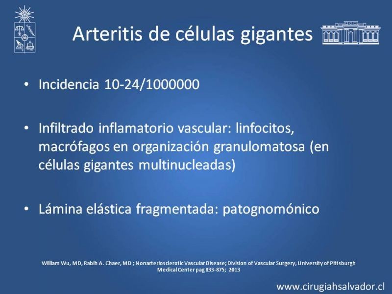 Diapositiva 18 de Enfermedad arterial no aterosclerótica