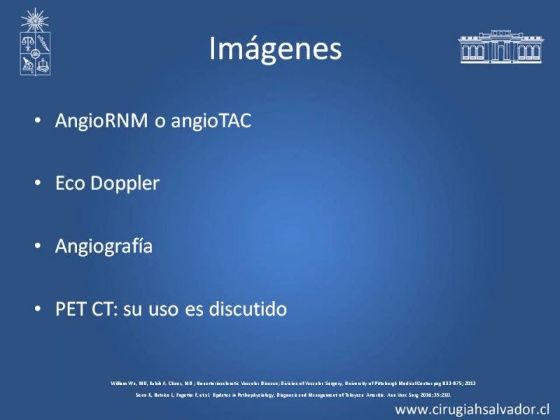 Diapositiva 15 de Enfermedad arterial no aterosclerótica