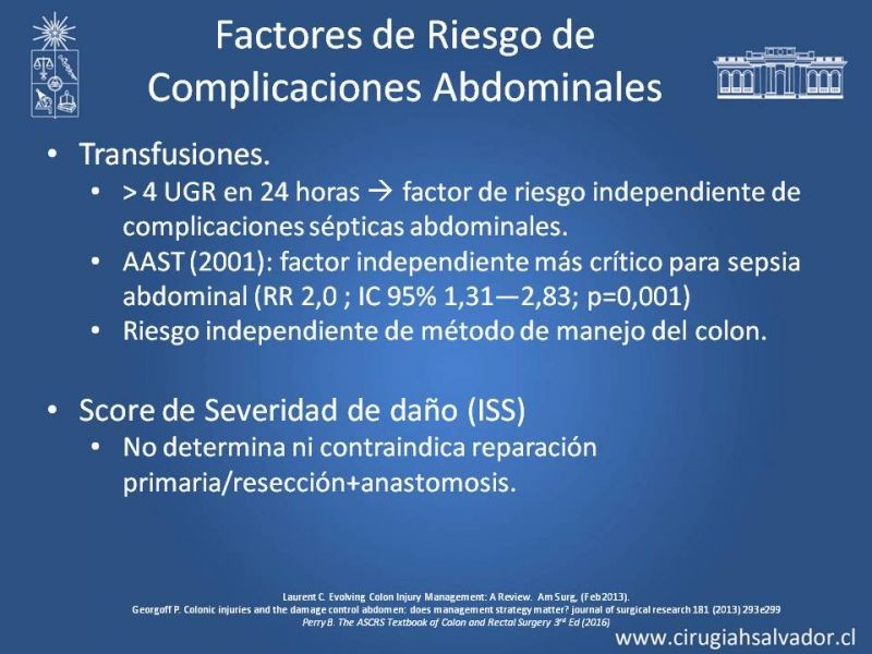 Diapositiva 18 de Trauma de Colon