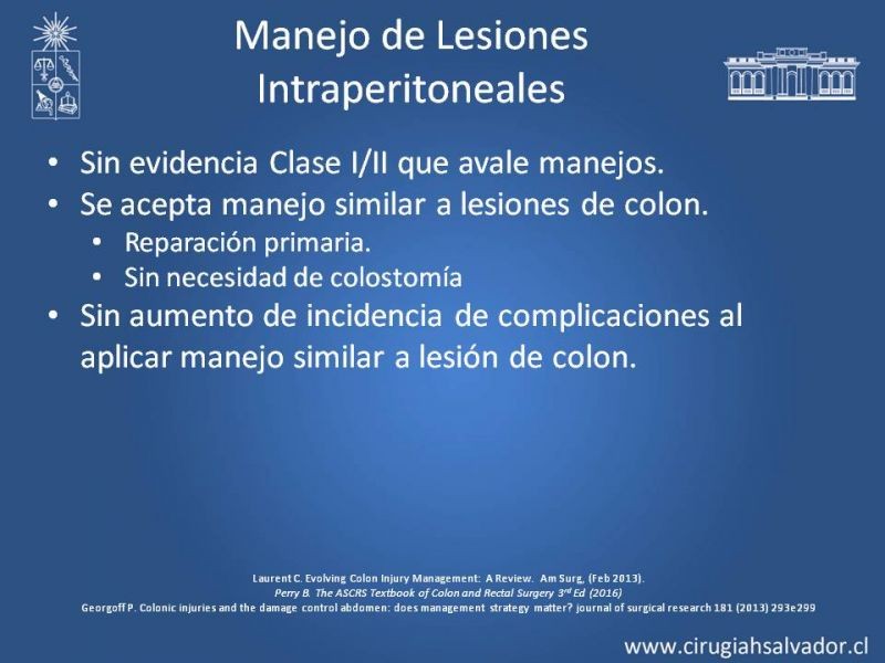 Diapositiva 32 de Trauma de Colon