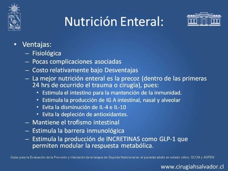 Diapositiva 17 de Nutrición en paciente crítico