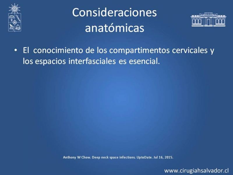 Diapositiva 2 de Absceso cervical y vías de abordaje