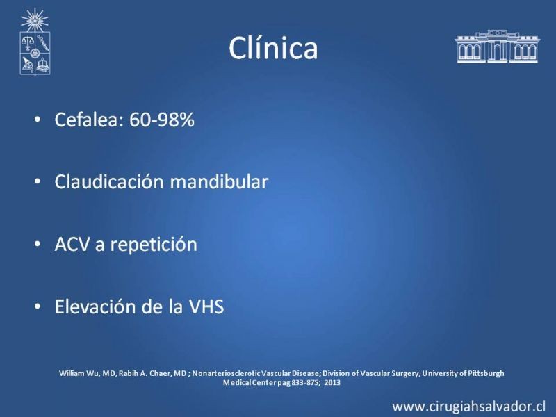 Diapositiva 19 de Enfermedad arterial no aterosclerótica