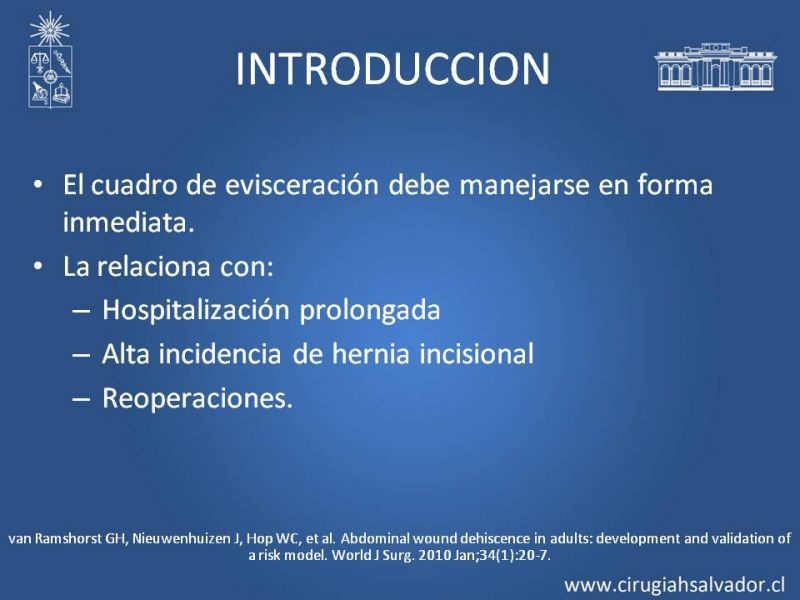 Diapositiva 2 de Evisceración