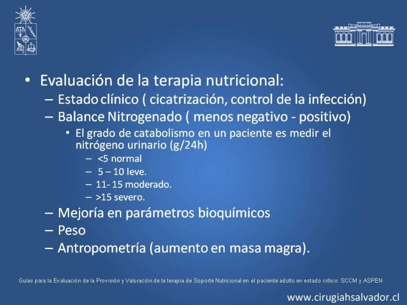 Diapositiva 29 de Nutrición en paciente crítico