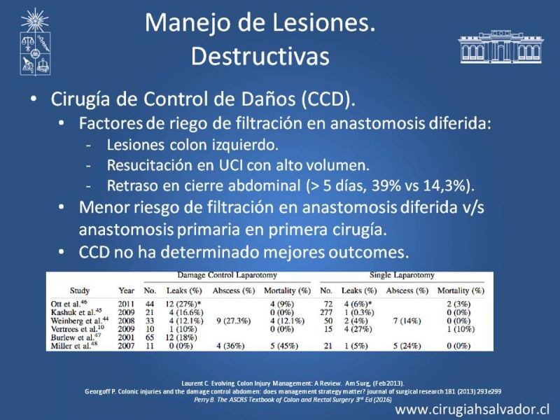 Diapositiva 14 de Trauma de Colon