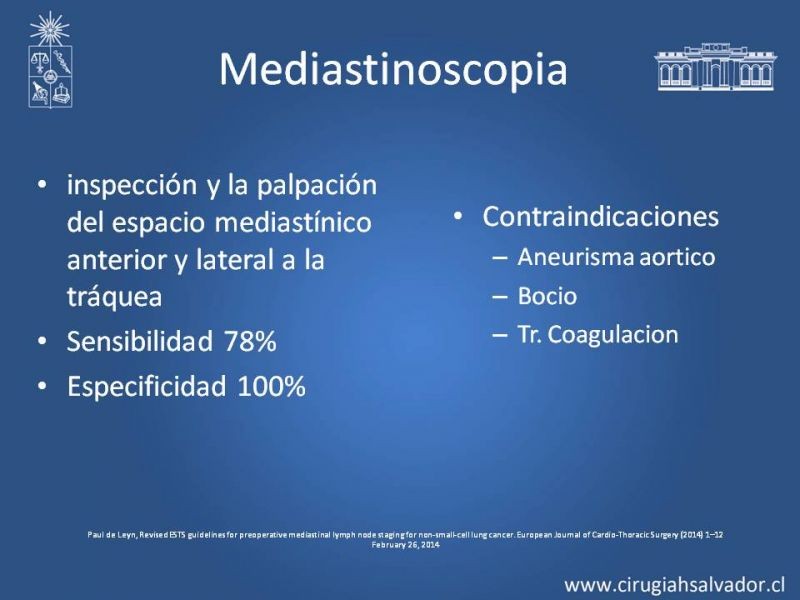 Diapositiva 11 de Etapificacion Mediastinica