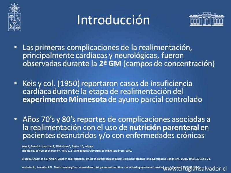Diapositiva 1 de Síndrome de Realimentación