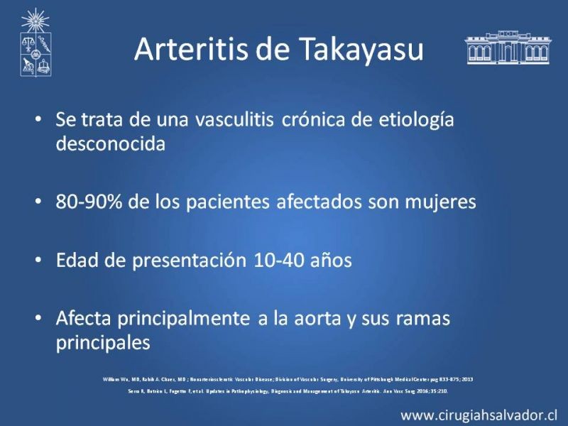 Diapositiva 10 de Enfermedad arterial no aterosclerótica