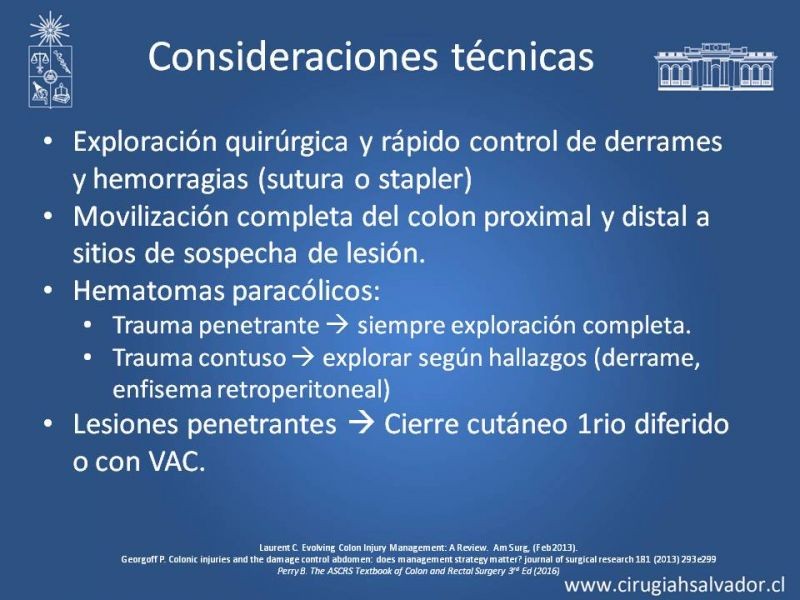 Diapositiva 24 de Trauma de Colon