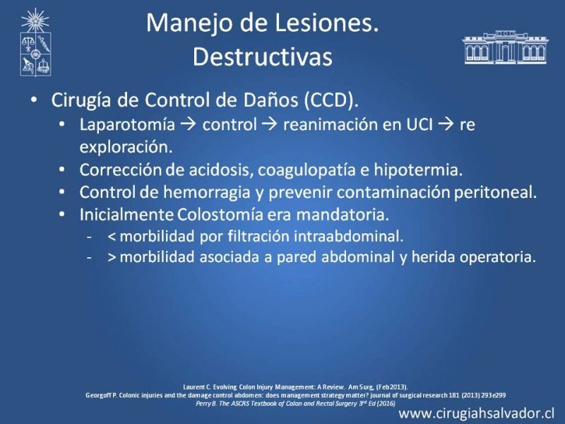 Diapositiva 13 de Trauma de Colon