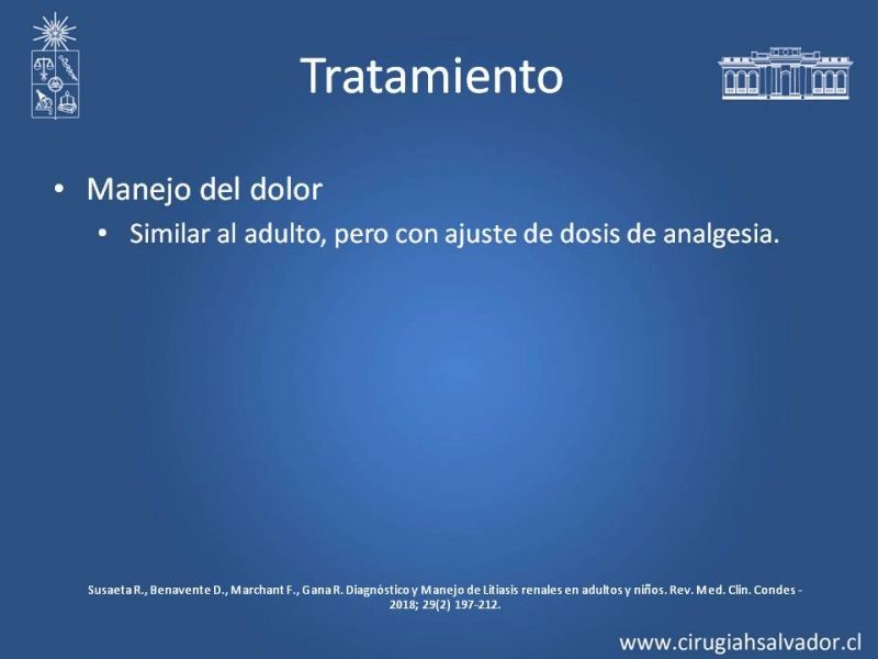 Diapositiva 46 de Urolitiasis: Manejo en Urgencias