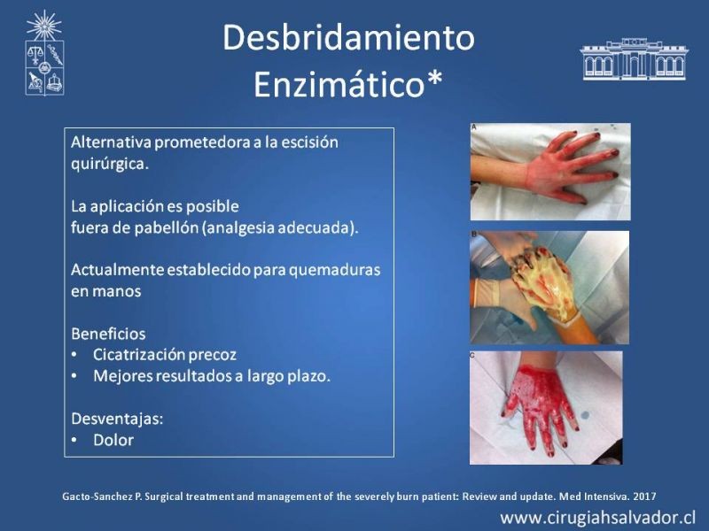 Diapositiva 27 de Manejo Quirúrgico del Gran Quemado