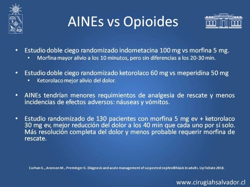 Diapositiva 23 de Urolitiasis: Manejo en Urgencias