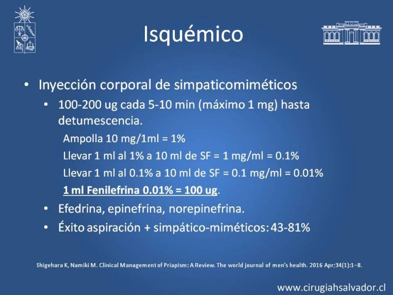 Diapositiva 22 de Priapismo