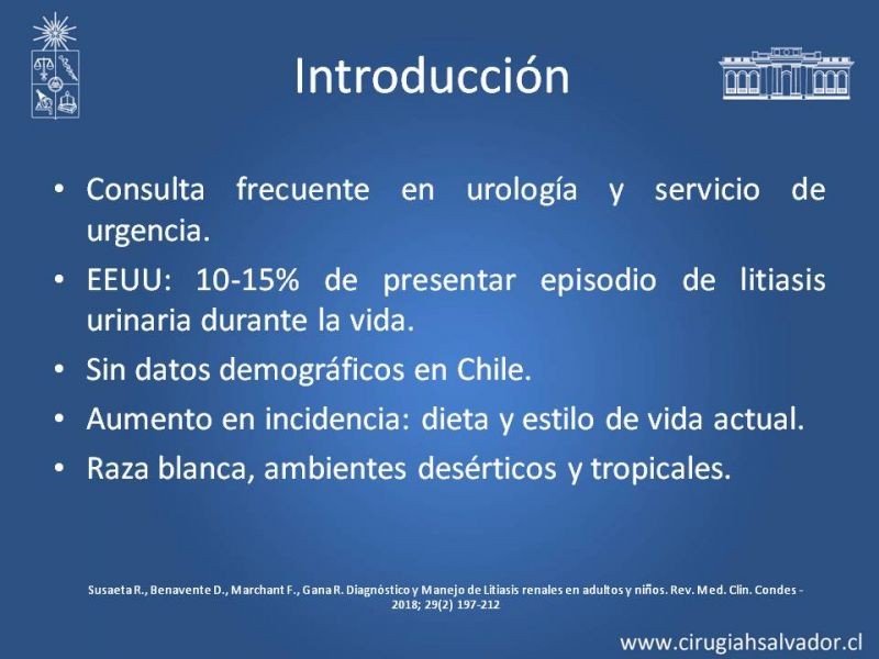 Diapositiva 2 de Urolitiasis: Manejo en Urgencias