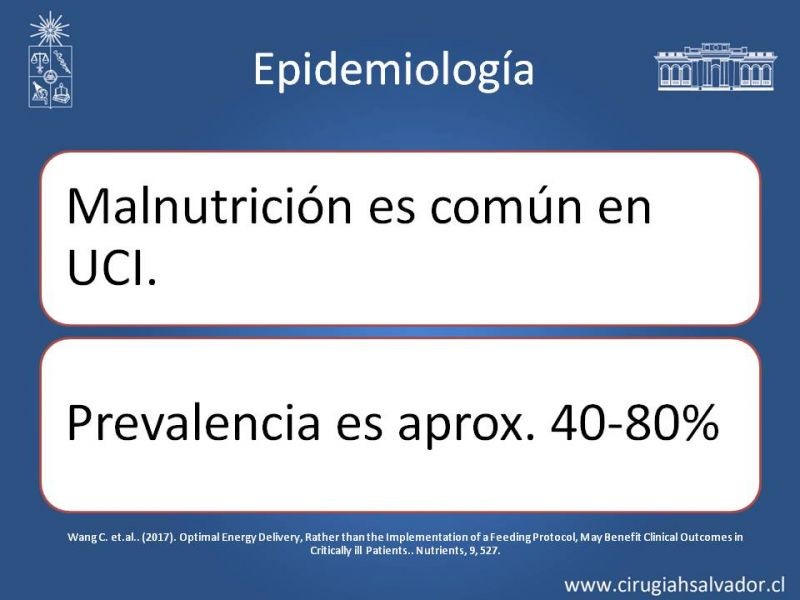 Diapositiva 3 de Nutrición en paciente crítico