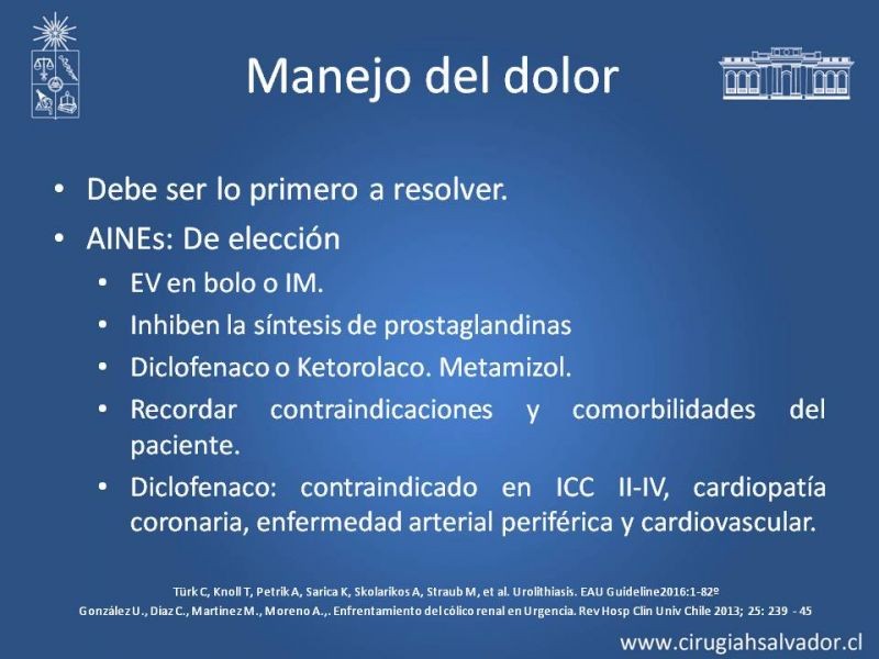 Diapositiva 21 de Urolitiasis: Manejo en Urgencias