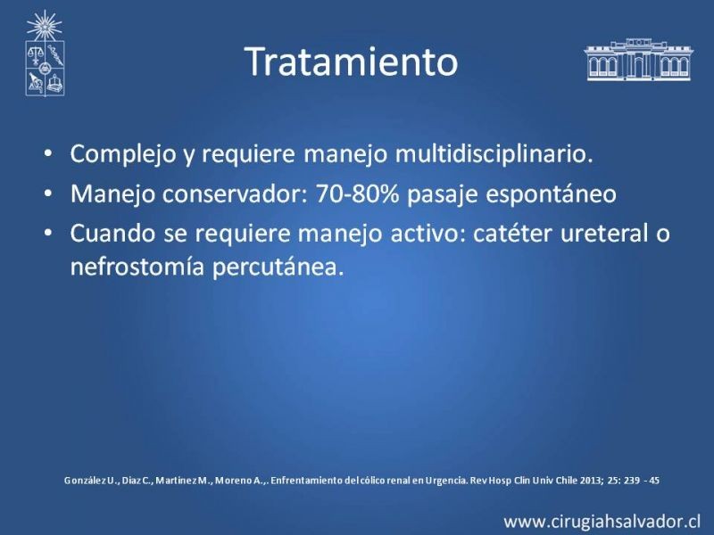 Diapositiva 42 de Urolitiasis: Manejo en Urgencias