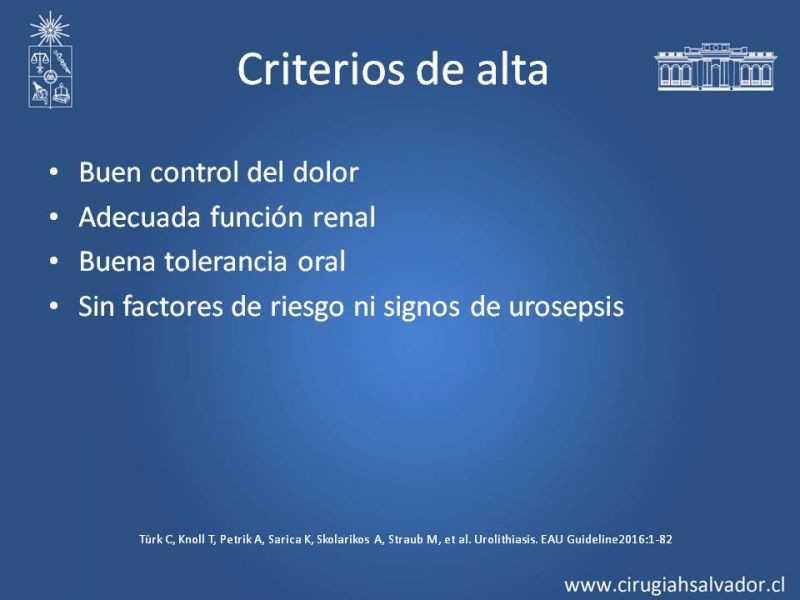 Diapositiva 32 de Urolitiasis: Manejo en Urgencias