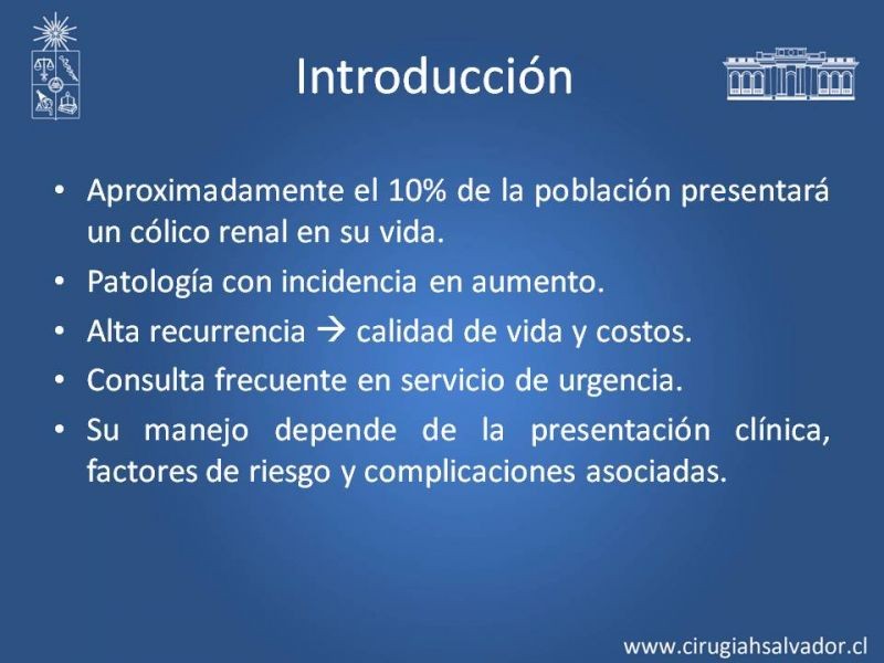 Diapositiva 1 de Urolitiasis: Manejo en Urgencias
