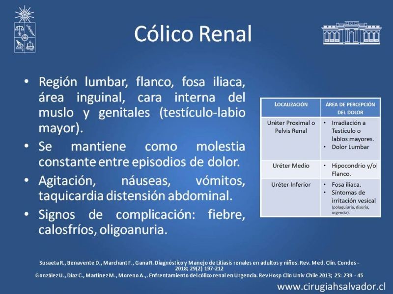 Diapositiva 8 de Urolitiasis: Manejo en Urgencias