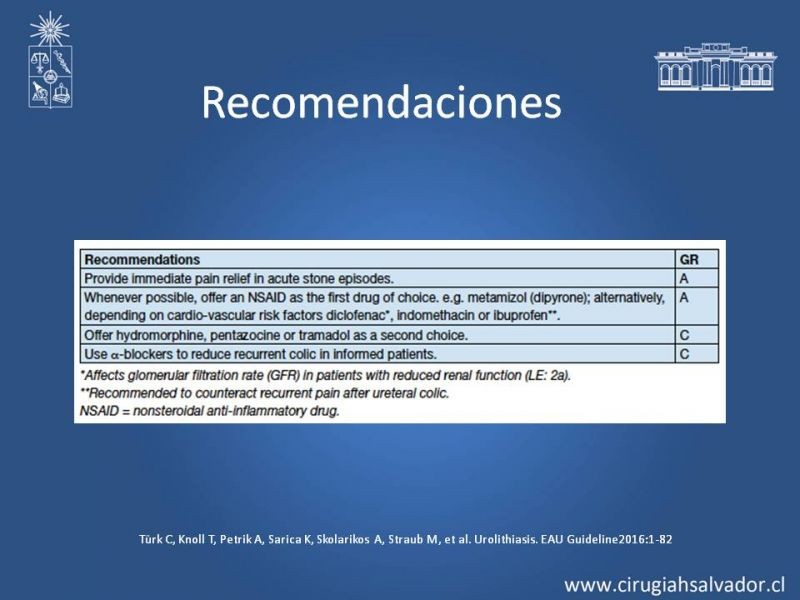 Diapositiva 26 de Urolitiasis: Manejo en Urgencias
