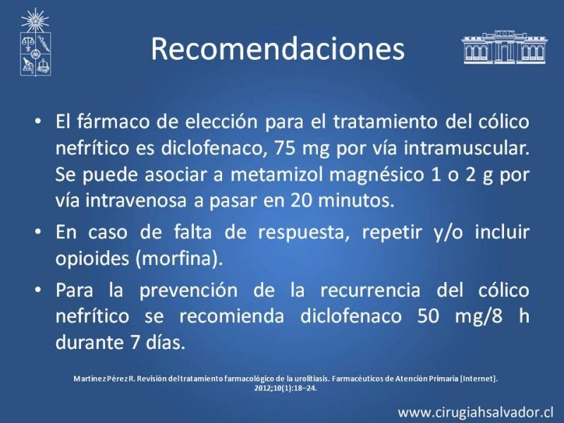 Diapositiva 27 de Urolitiasis: Manejo en Urgencias