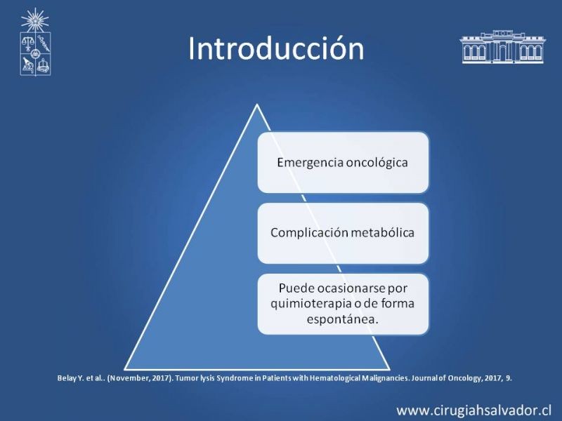 Diapositiva 1 de Síndrome de Lisis Tumoral