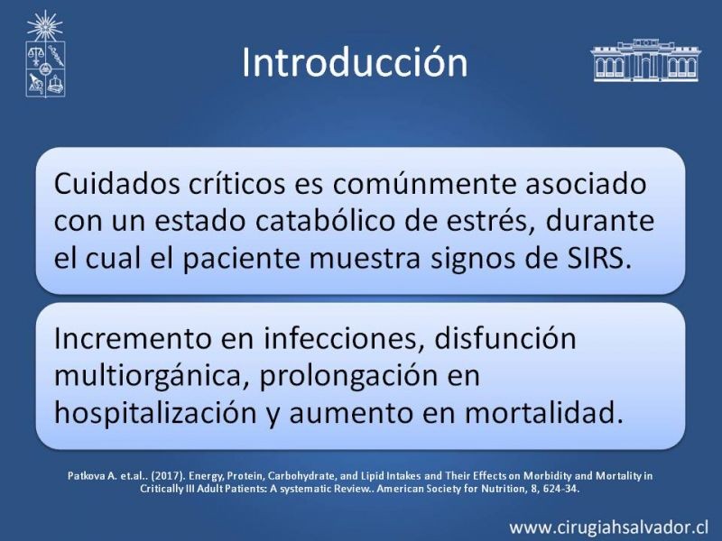 Diapositiva 1 de Nutrición en paciente crítico