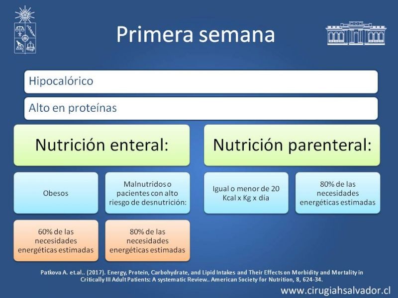 Diapositiva 20 de Nutrición en paciente crítico