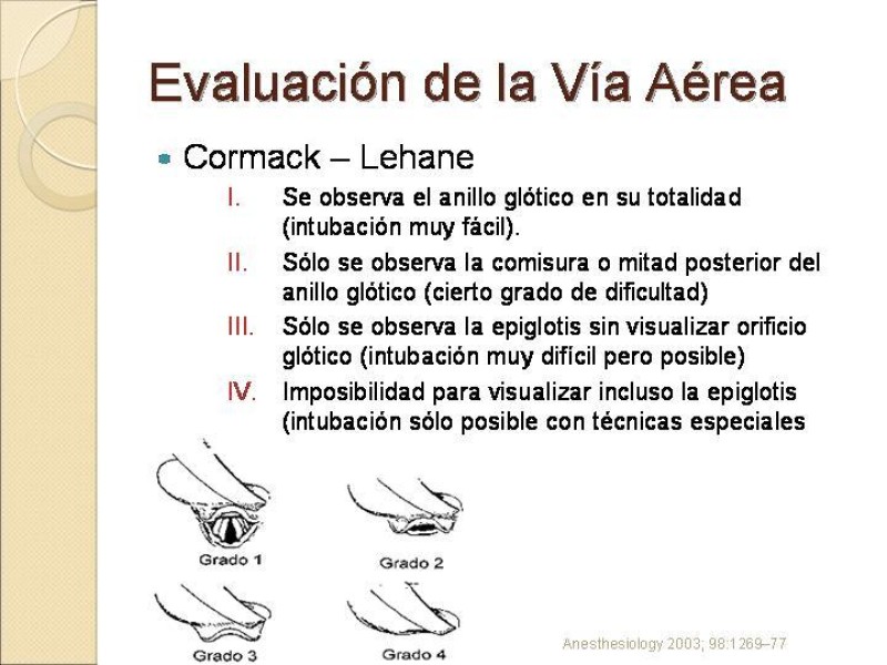 Diapositiva 8 de Manejo de la Vía Aérea Difícil