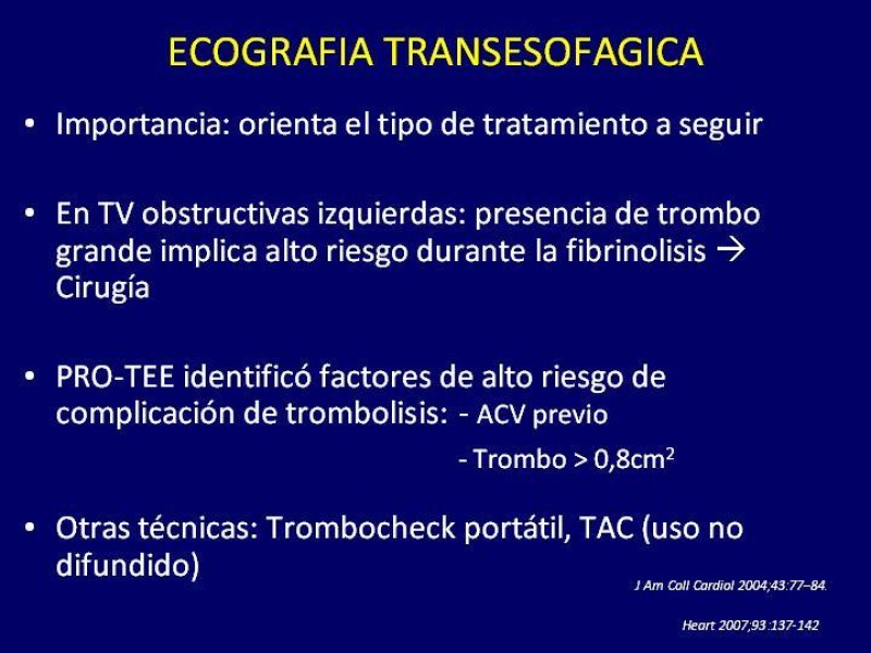 Diapositiva 24 de Trombosis de válvulas protésicas